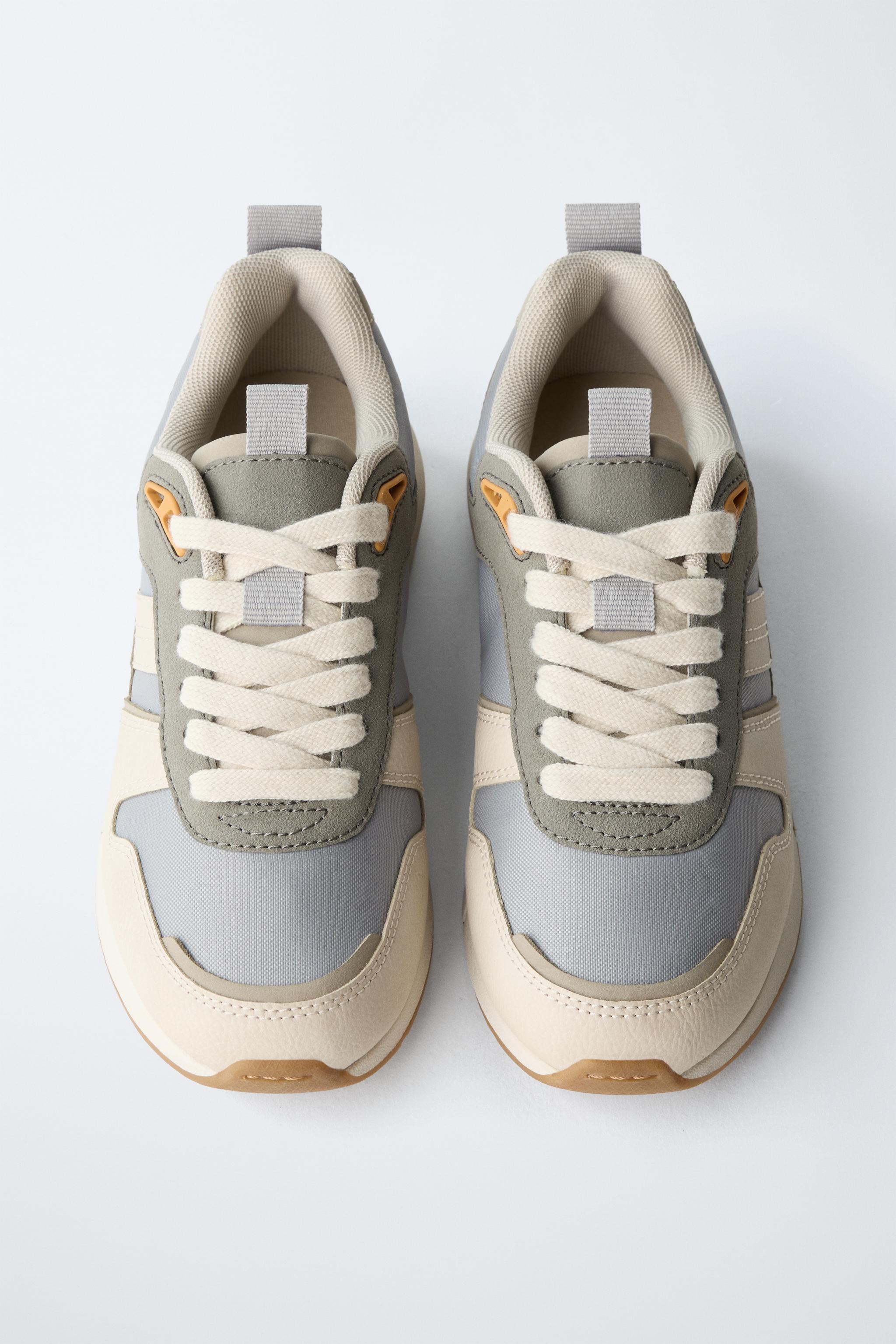 PIECED ATHLETIC SNEAKERS